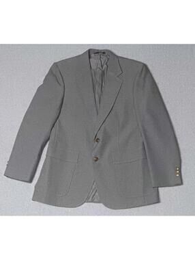 Mcgregor Blazer Jacket Mens Medium Grey Gray Business Formal Casual Buttons Suit